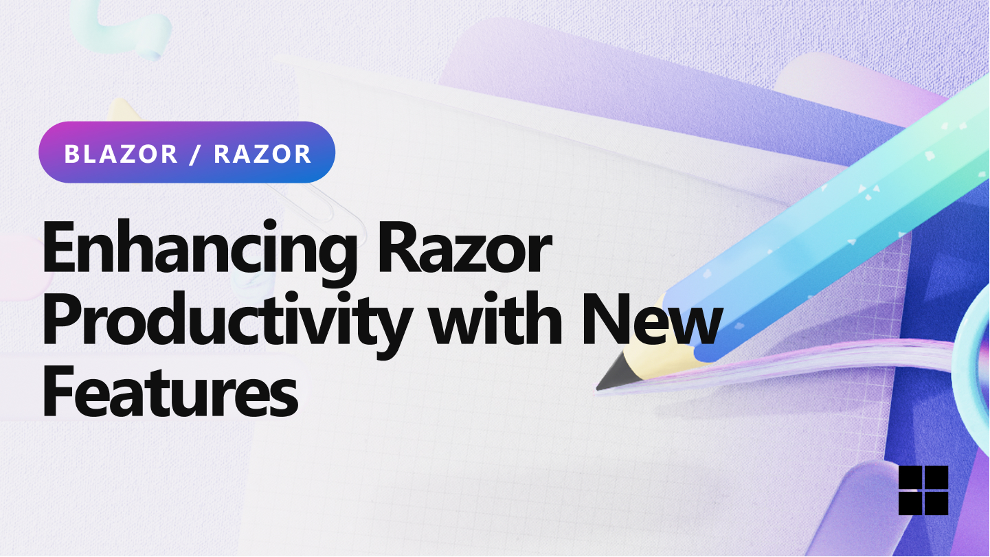 增强 Razor 生产力的新功能